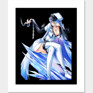 Esdeath Manga Waifu Akame Ga Kill Posters and Art